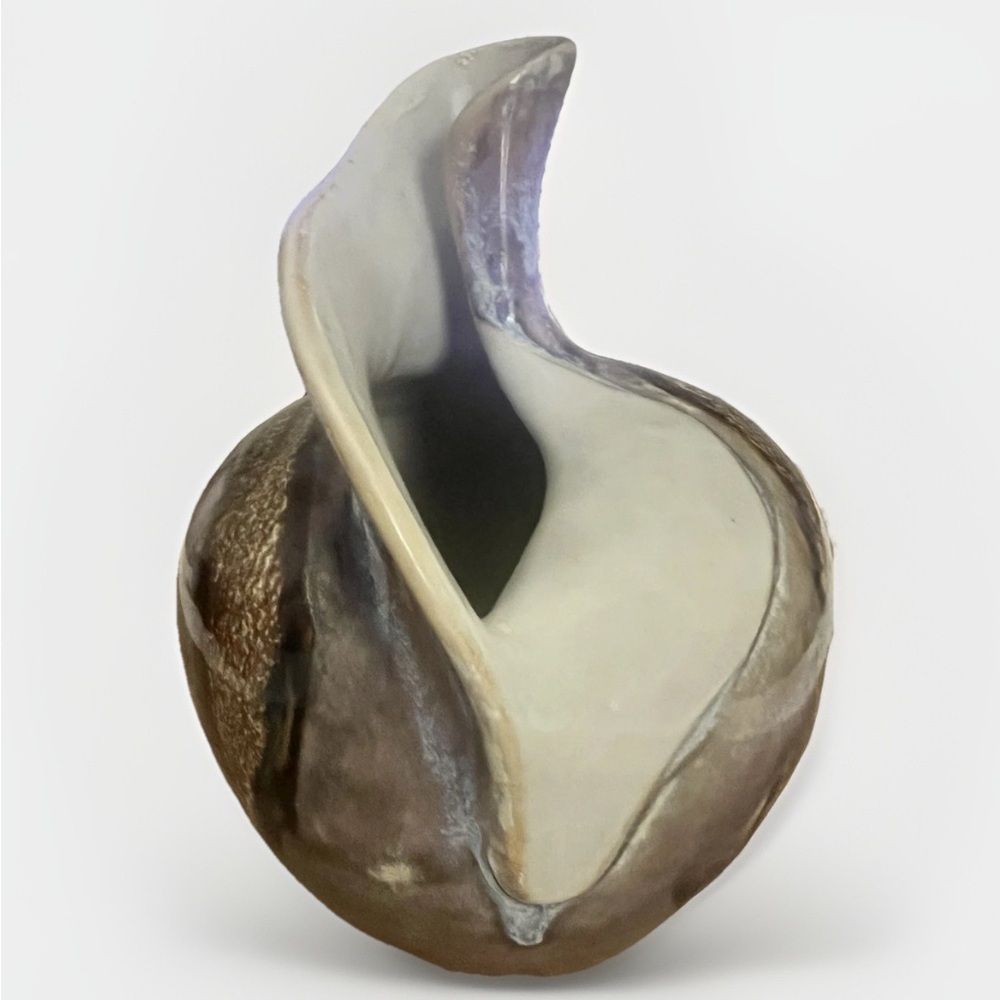 Vintage Art Pottery Ceramic Glazed Vase Signed Dudley Hawaii - Picture 2 of 6